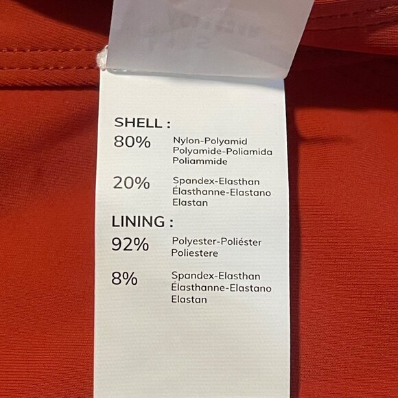 Cupshe Women’s Brick Red V-Neck Twist Front Bikini Set High Waist Cheeky Small - Picture 7 of 9